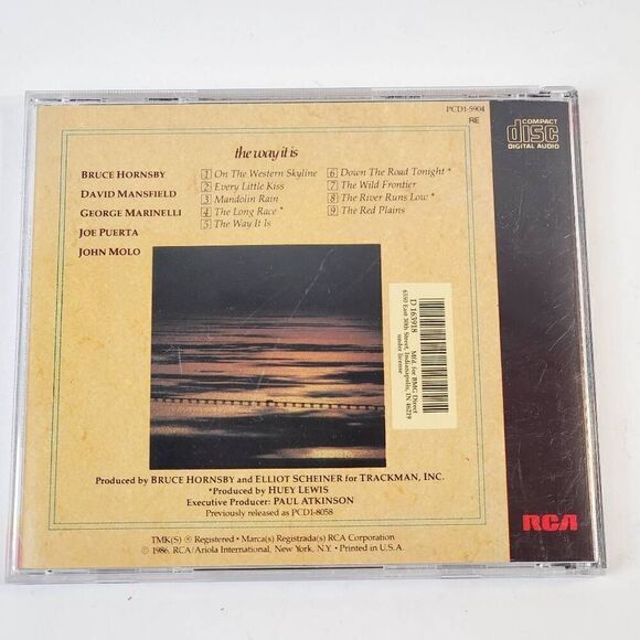 Bruce Hornsby and the Range THE WAY IT IS LP Album [CD] - Picture 4 of 4